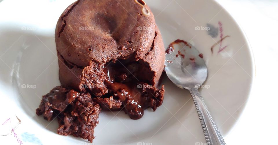 homemade lava cake
