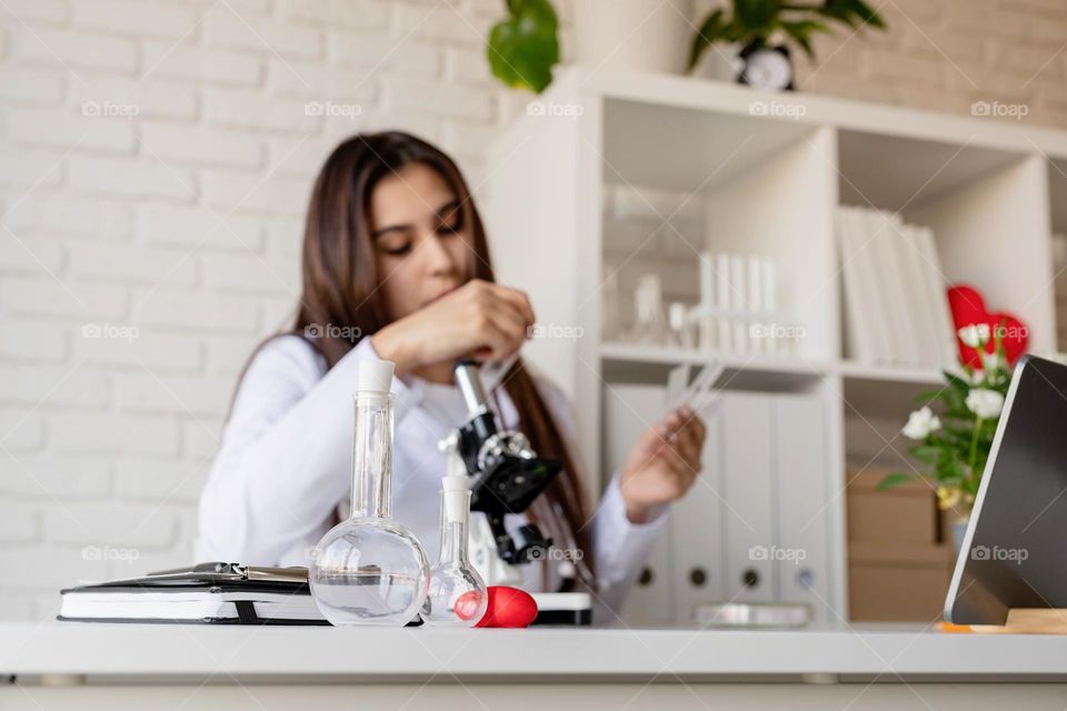 female doctor at workplace