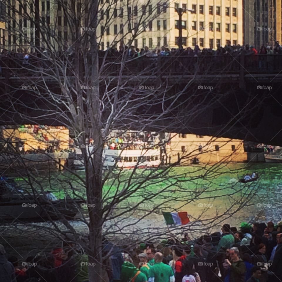 st patrick's day in chicago