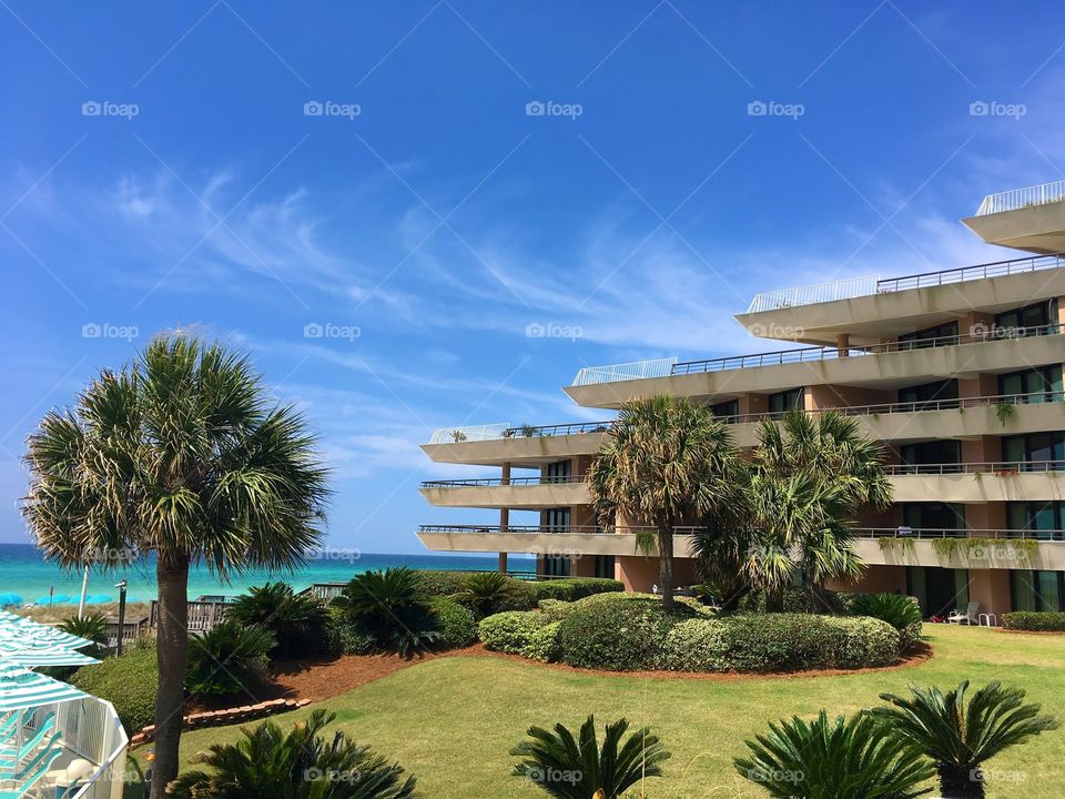 Architectural statement at the beach