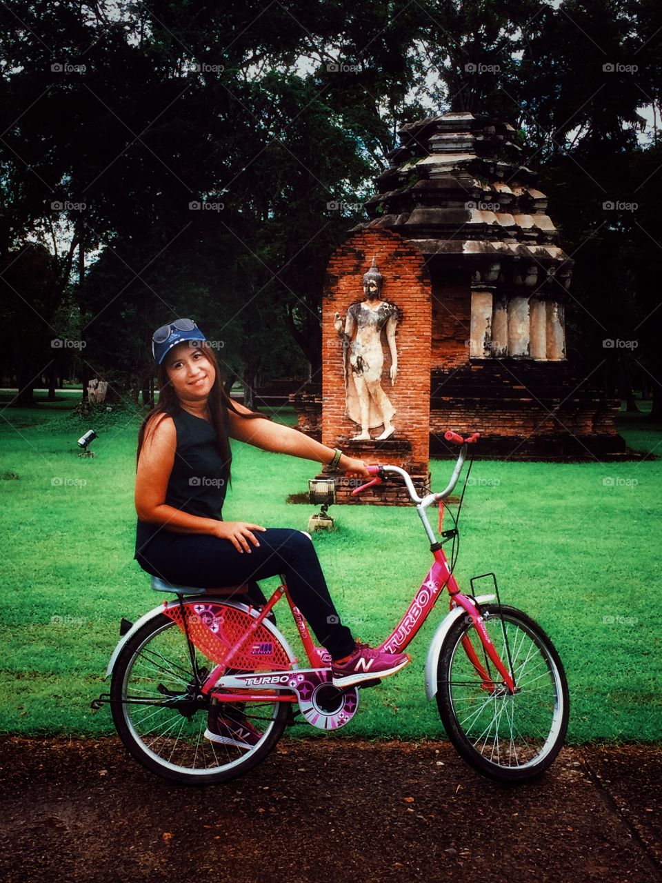 The bike is suitable for a slow life.