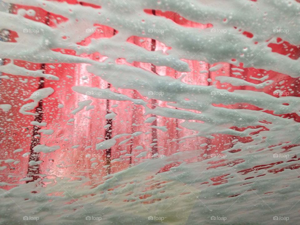 Sudsy car wash