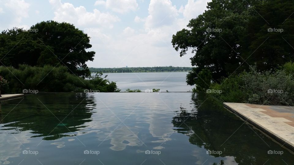 Reflection Pool glorious clouds