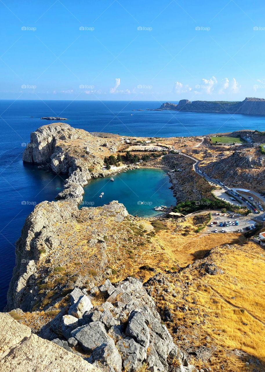 Lindos in Rhodes Greece