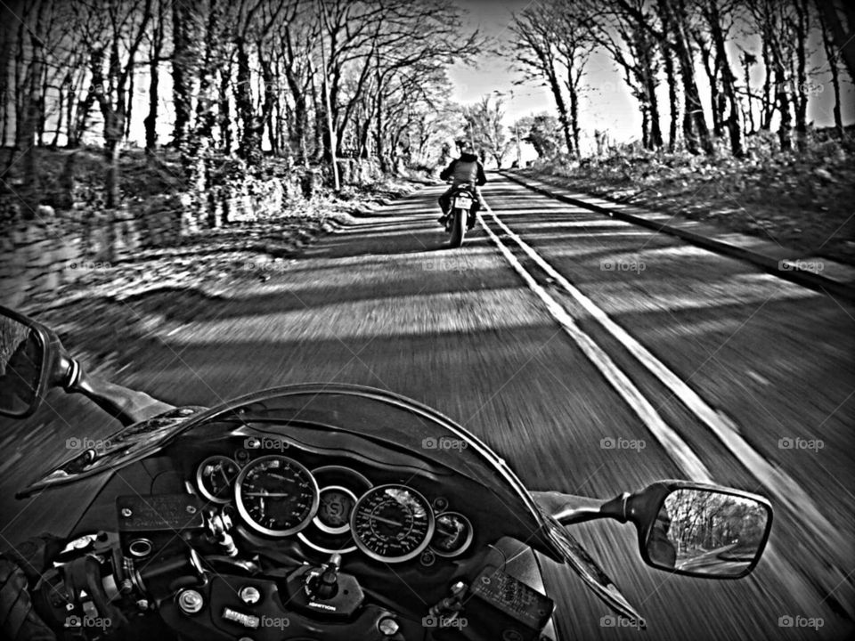 Motorcycles on Welsh Roads