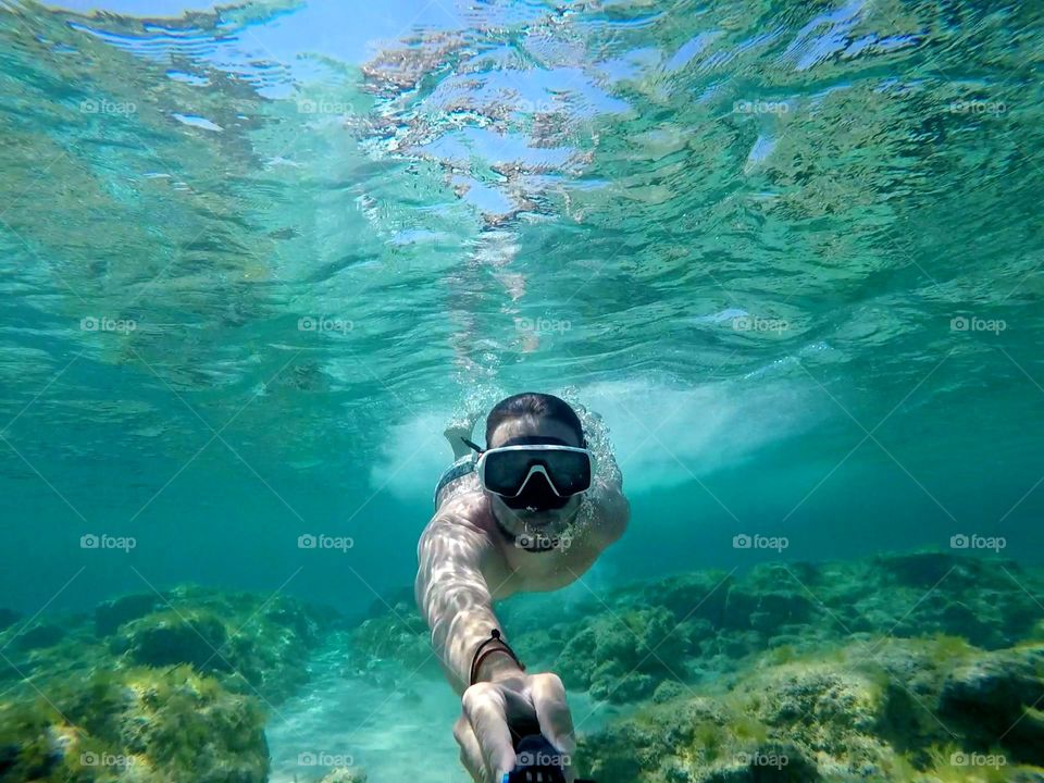 under the sea snorkeling