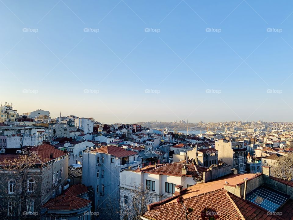 Balcony view of the old city