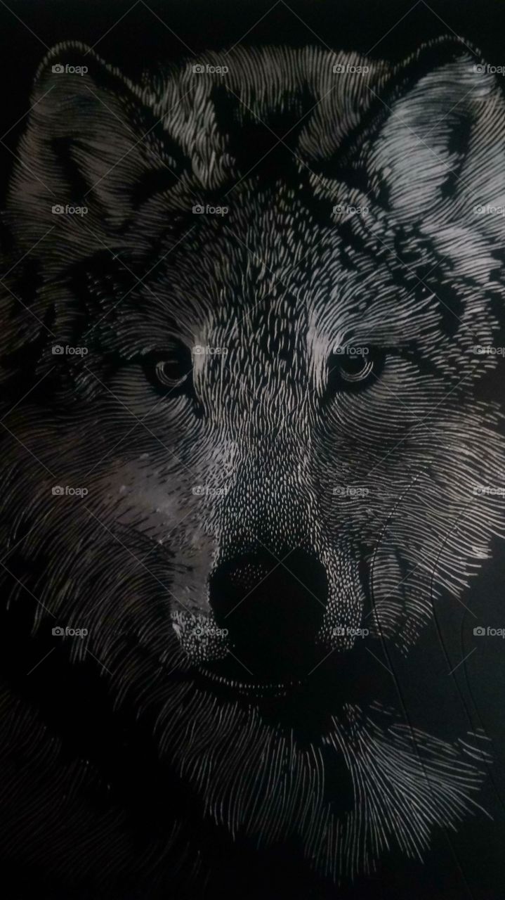 The Wolf close up
