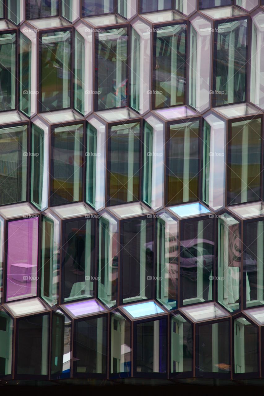 Harpa concert hall. Concert hall in Reykjavik, Iceland. 