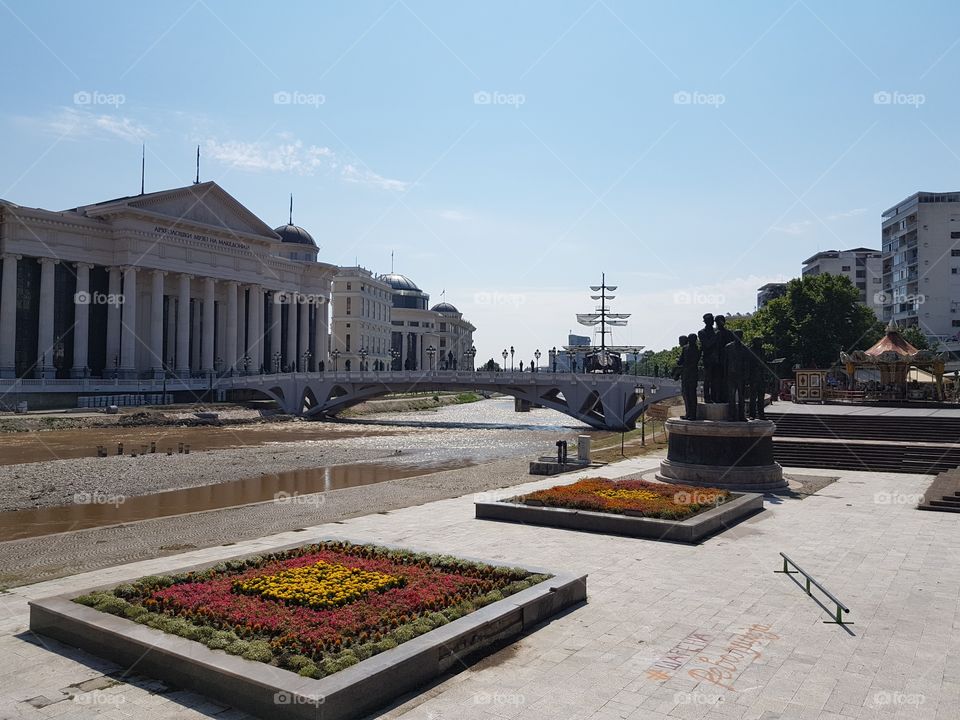 old buildings in city center