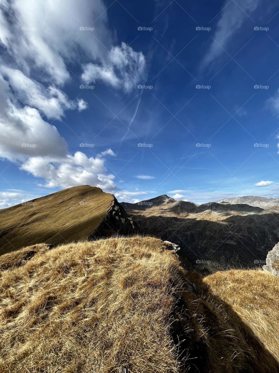Mountain ridge in Austria