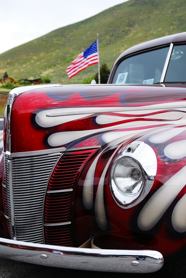 Old american car