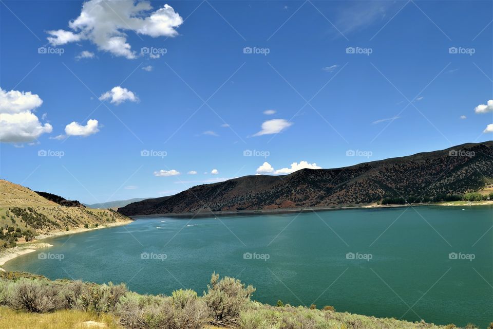 Lake in north California 