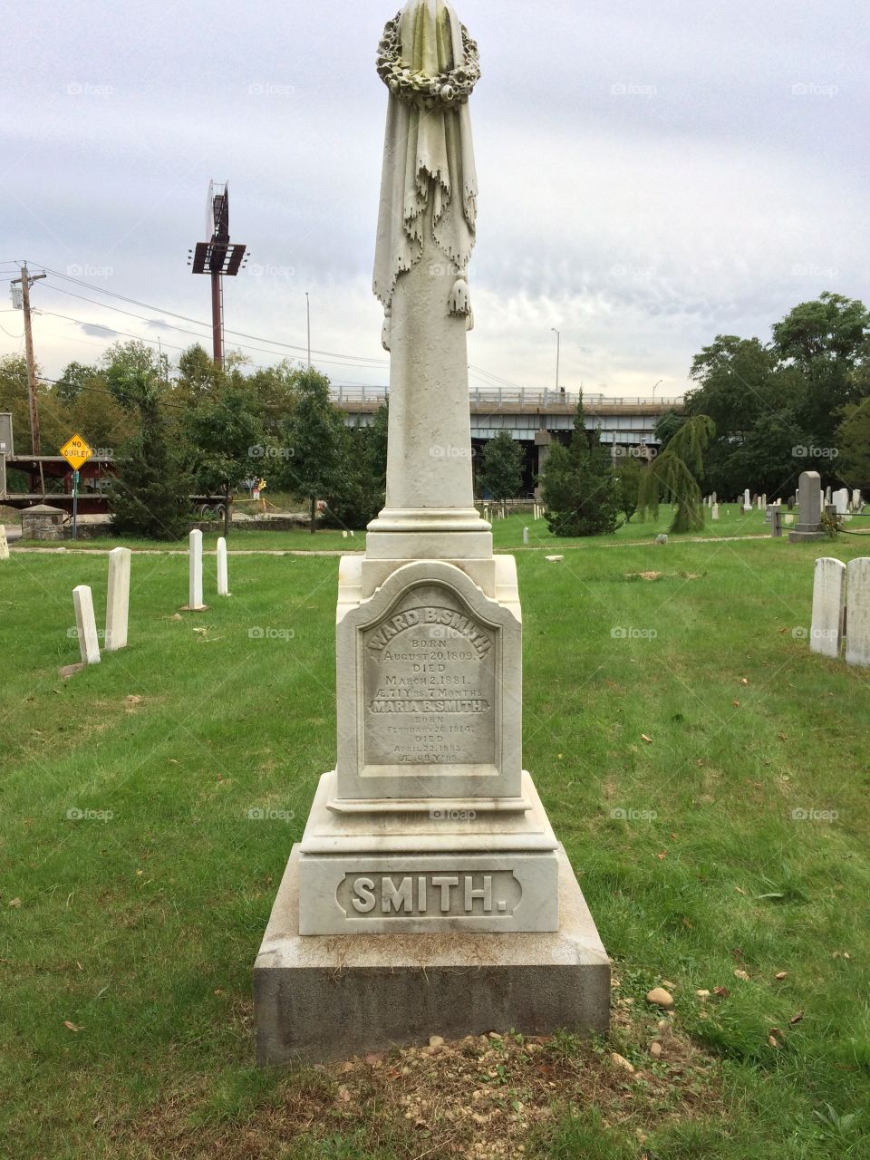 Grave marker Pine Island Cemetery 