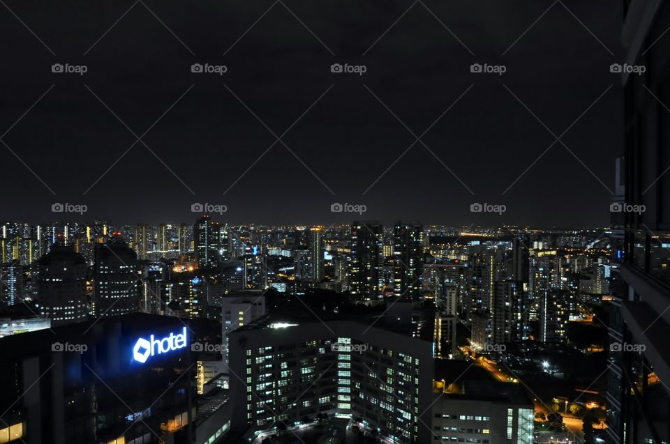 Singapore at night