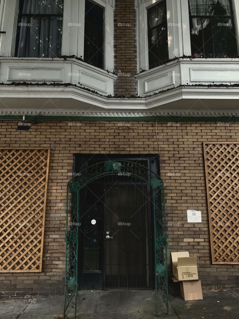 Heritage brick building, at East Vancouver