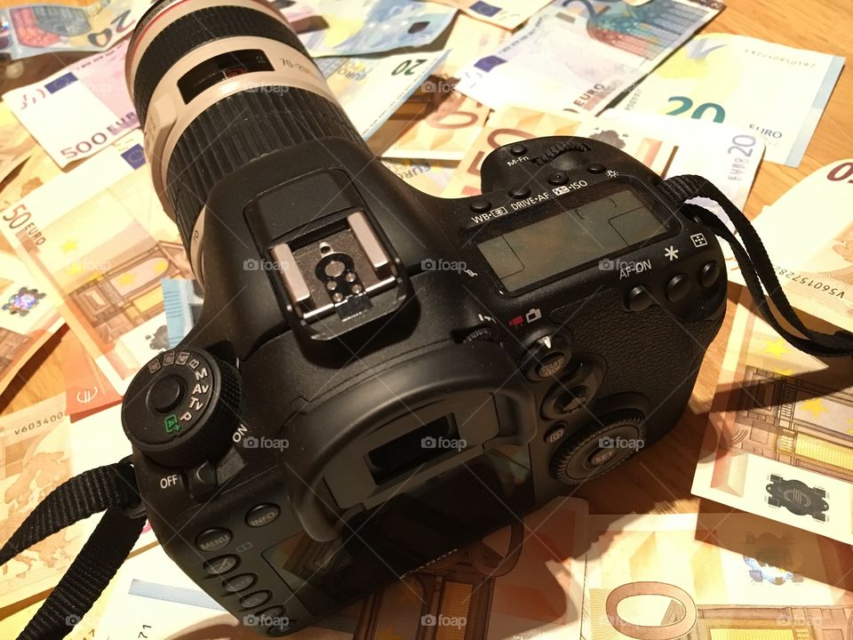 The cost of professional camera