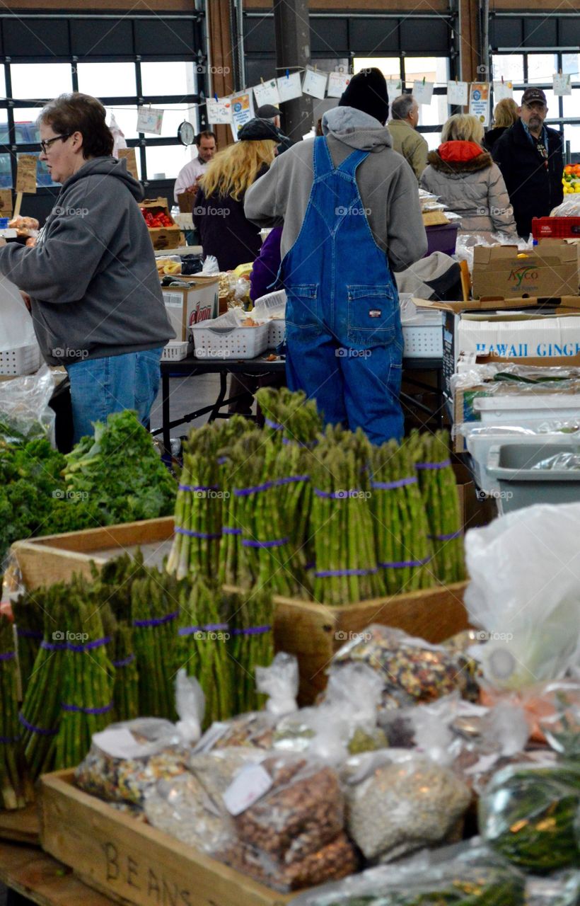 Fresh produce at Detroit’s Eastern Market