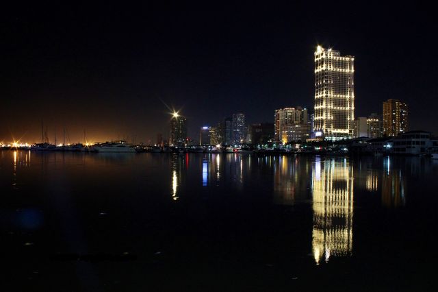Glittering City Lights