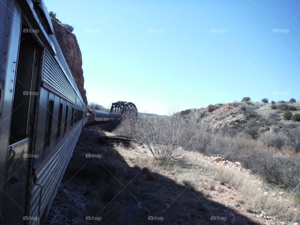 Verde Canyon Railroad bridge. vacation 2015