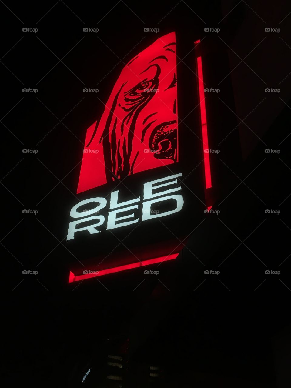 Ole Red Sign