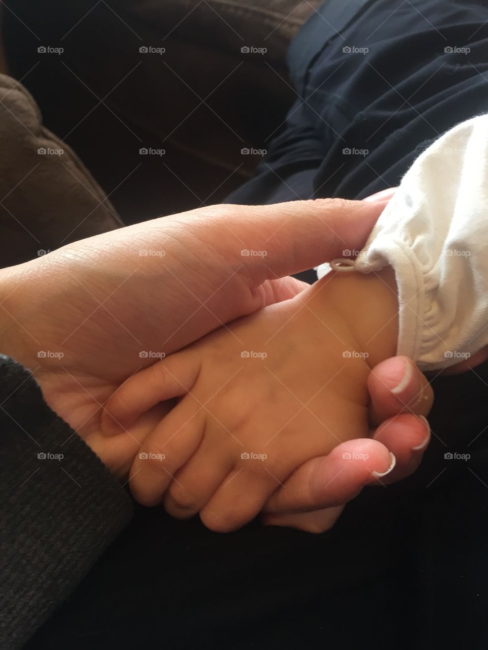 Holding Mommies hand
