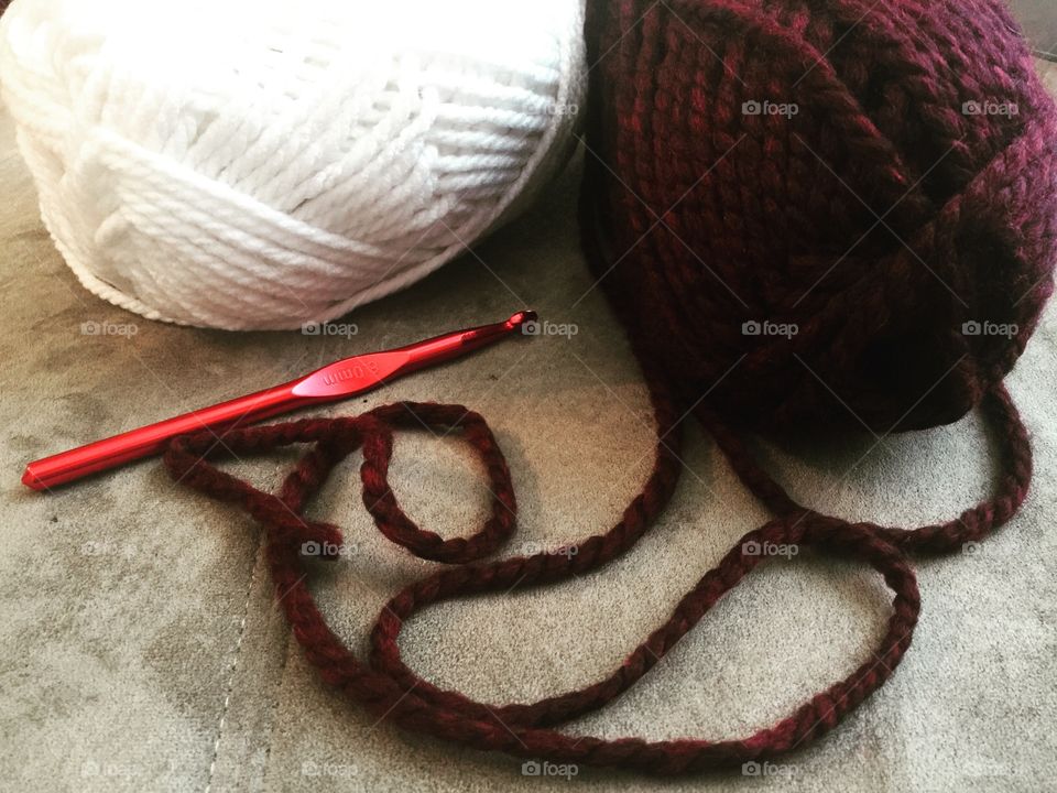 Yarn and needle