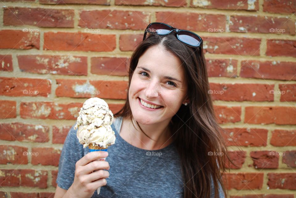 Girl with ice cream