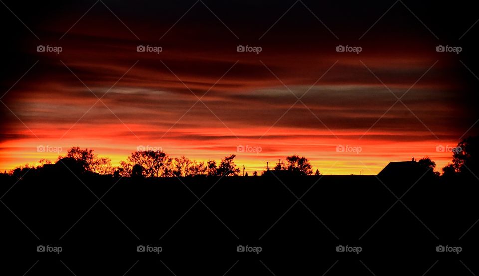 Wyoming Fall Sunset
