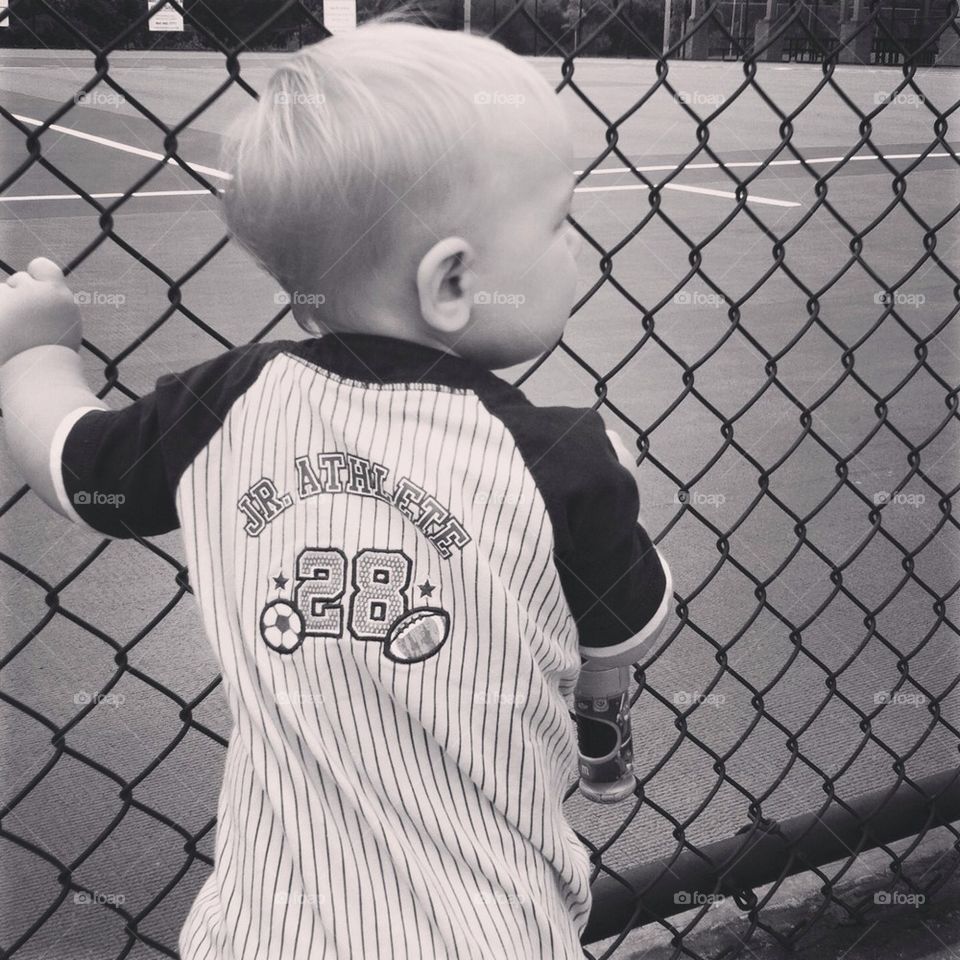 My future baseball player dreaming of playing