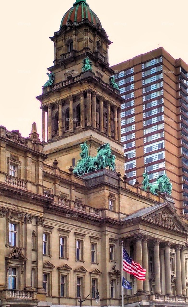 historic building in city