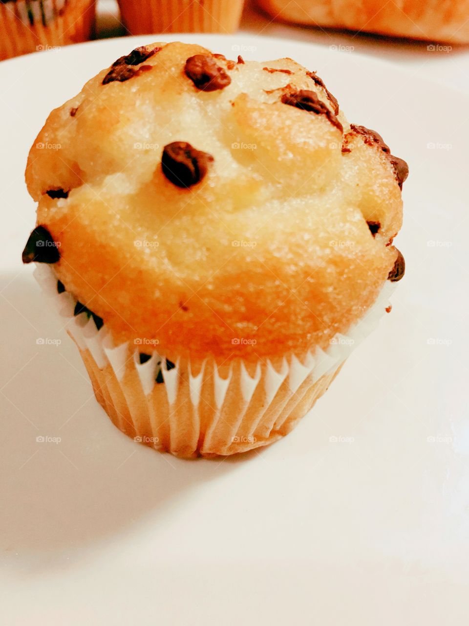 Delicious cake with a touch of chocolate 