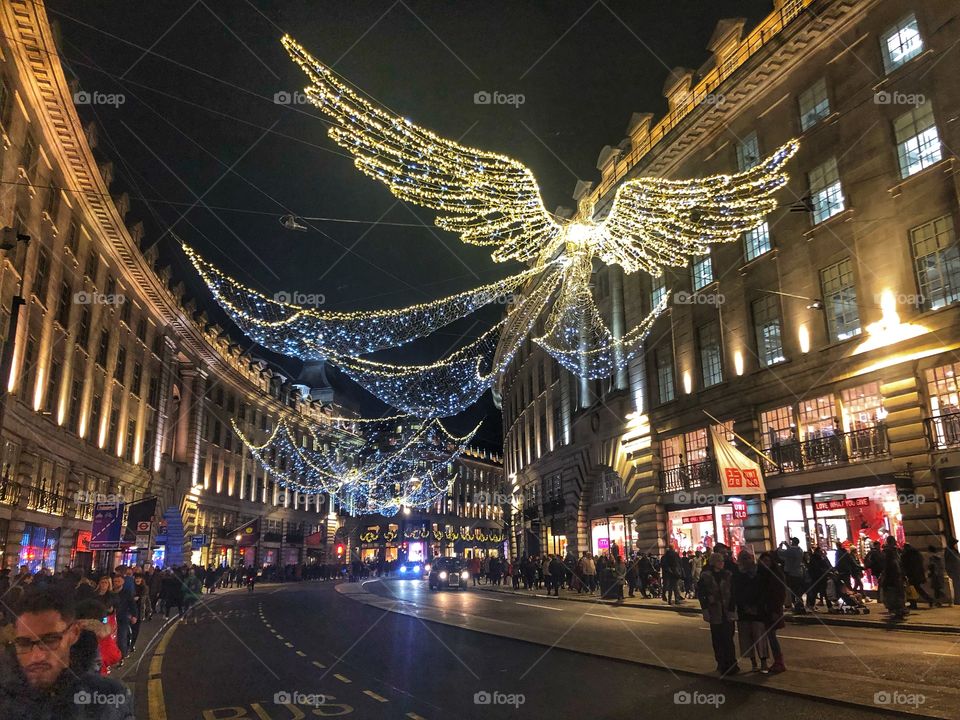 Regent street Christmas lights