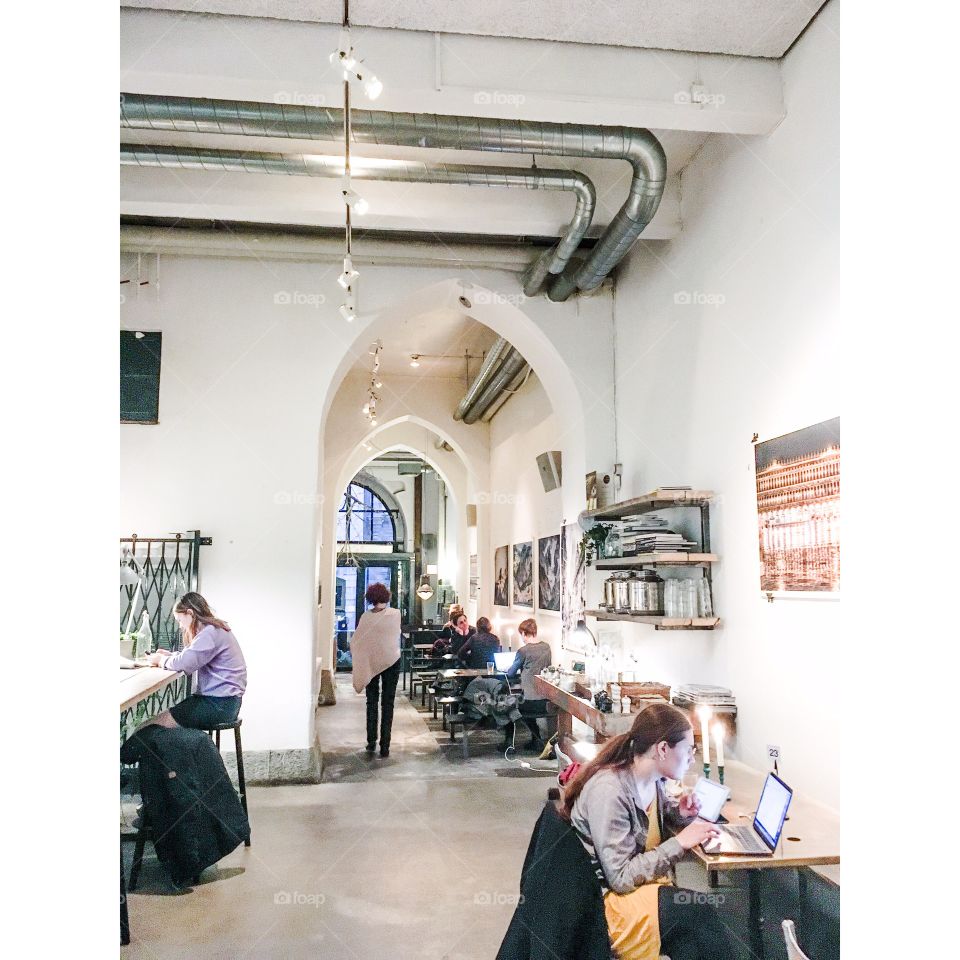 cafe interior stockholm
