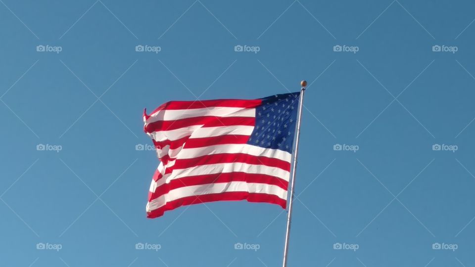 Flag, Patriotism, Wind, Flagpole, Freedom