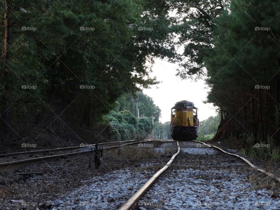 abandoned train locomotive