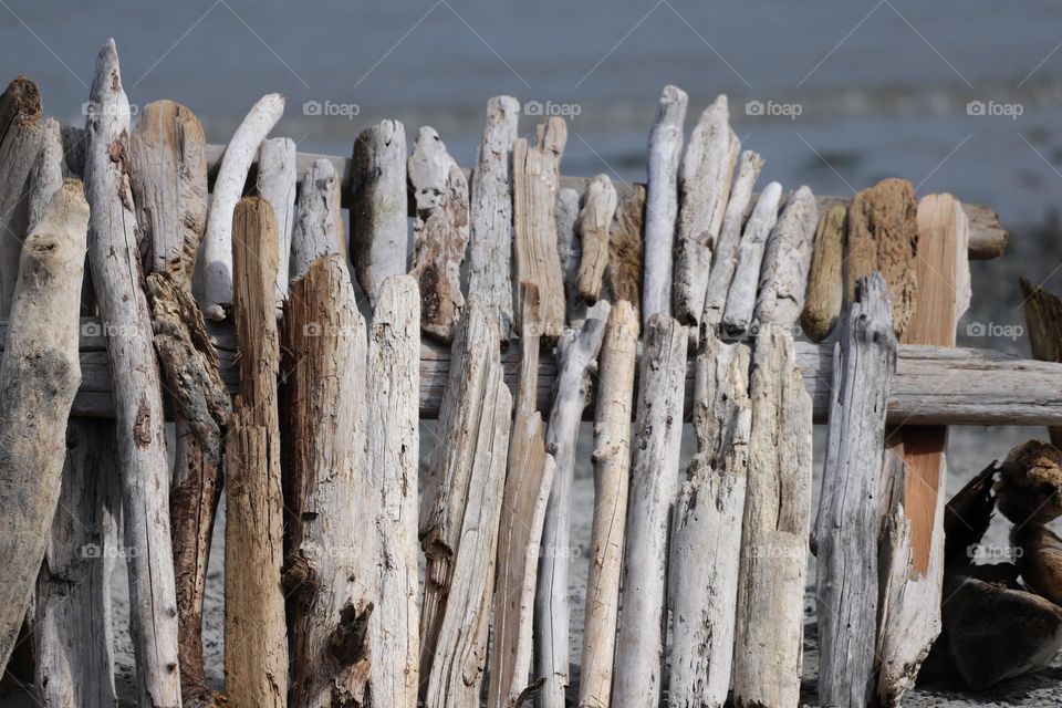 Logs upright 