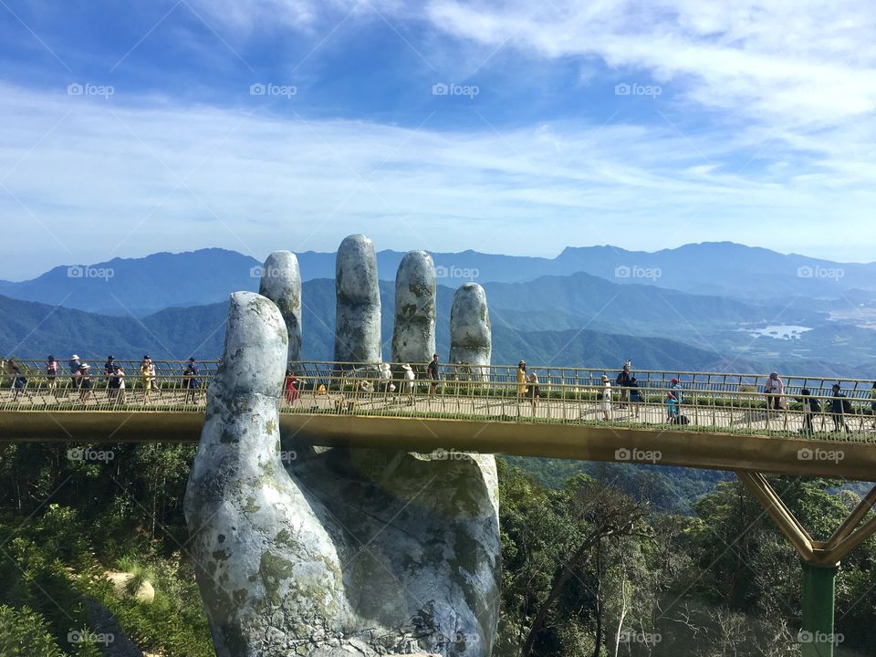 Golden Bridge, Đà Nẵng, Việt Nam.