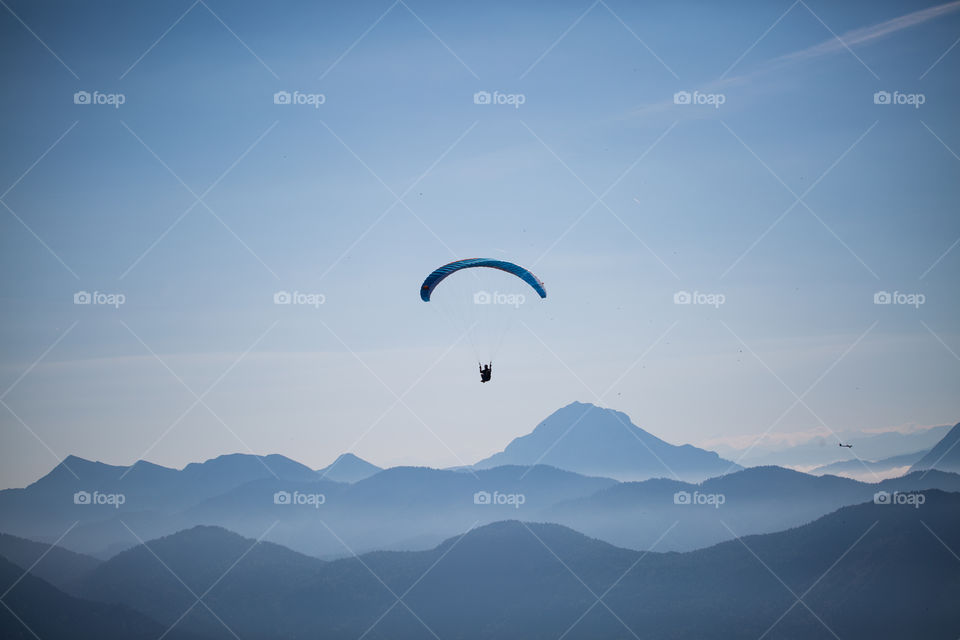 Paraglider, Lenggries, Mountains, Sport , sky