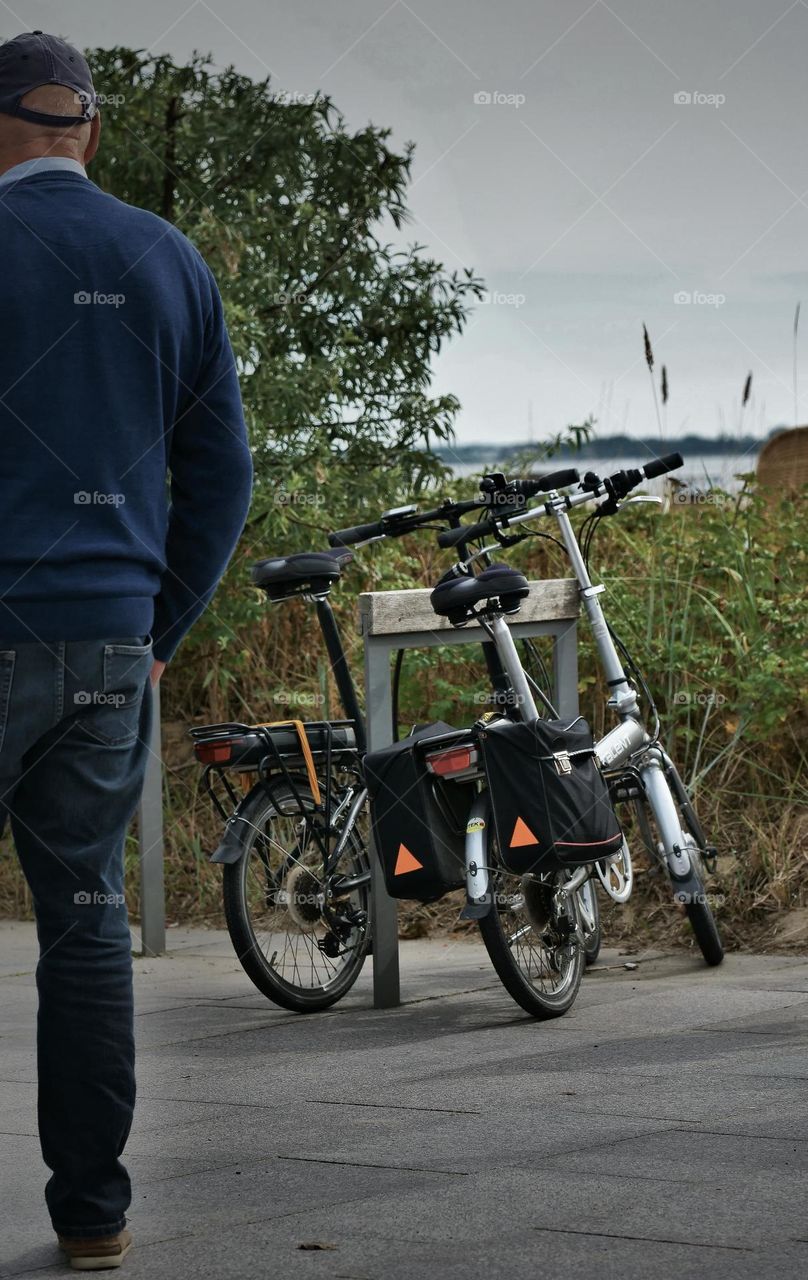 a break at the mini bikes