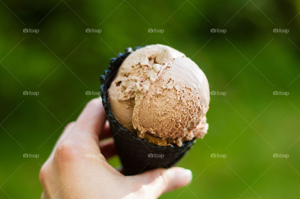 Chocolate ice cream 