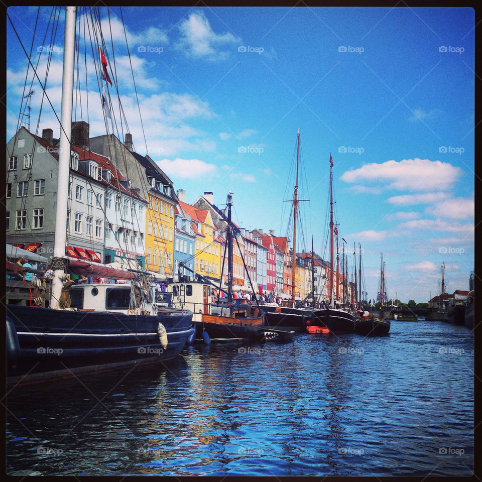 COPENHAGEN,BOAT CRUISE, SUNNY,DAY