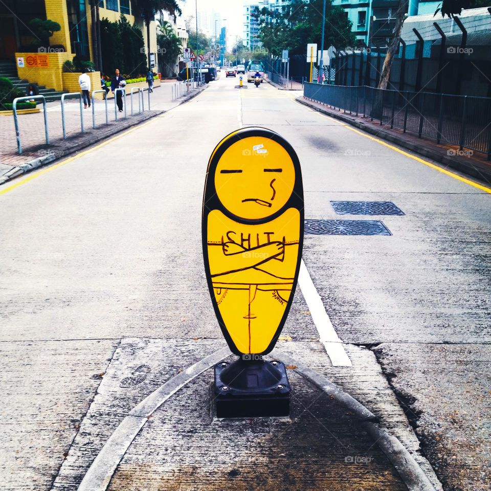 street art at a Hong Kong university