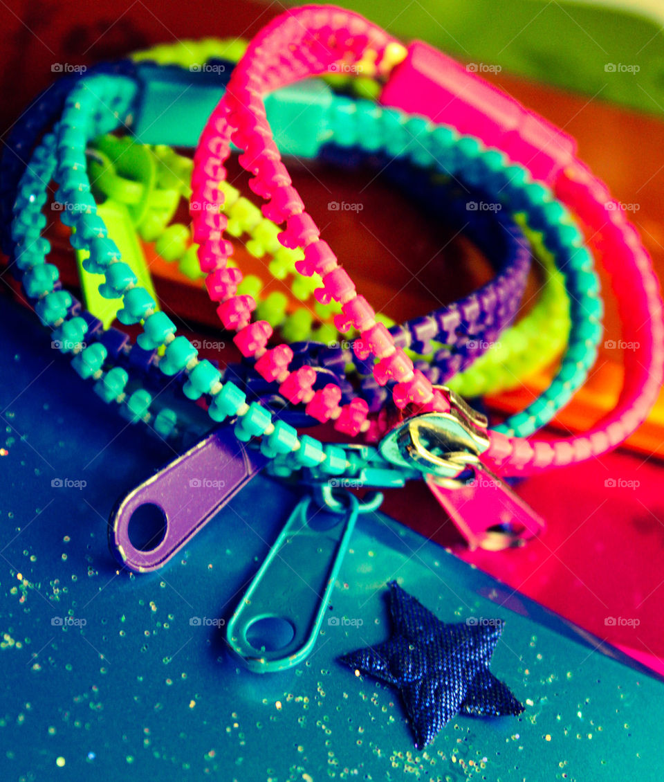 colorful jewelry