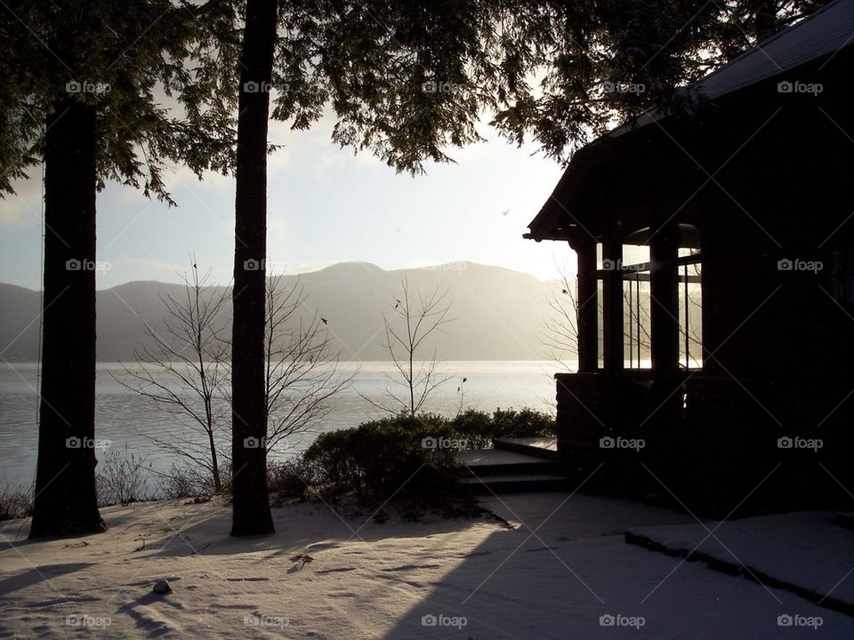 Hemlock Point on Lake George