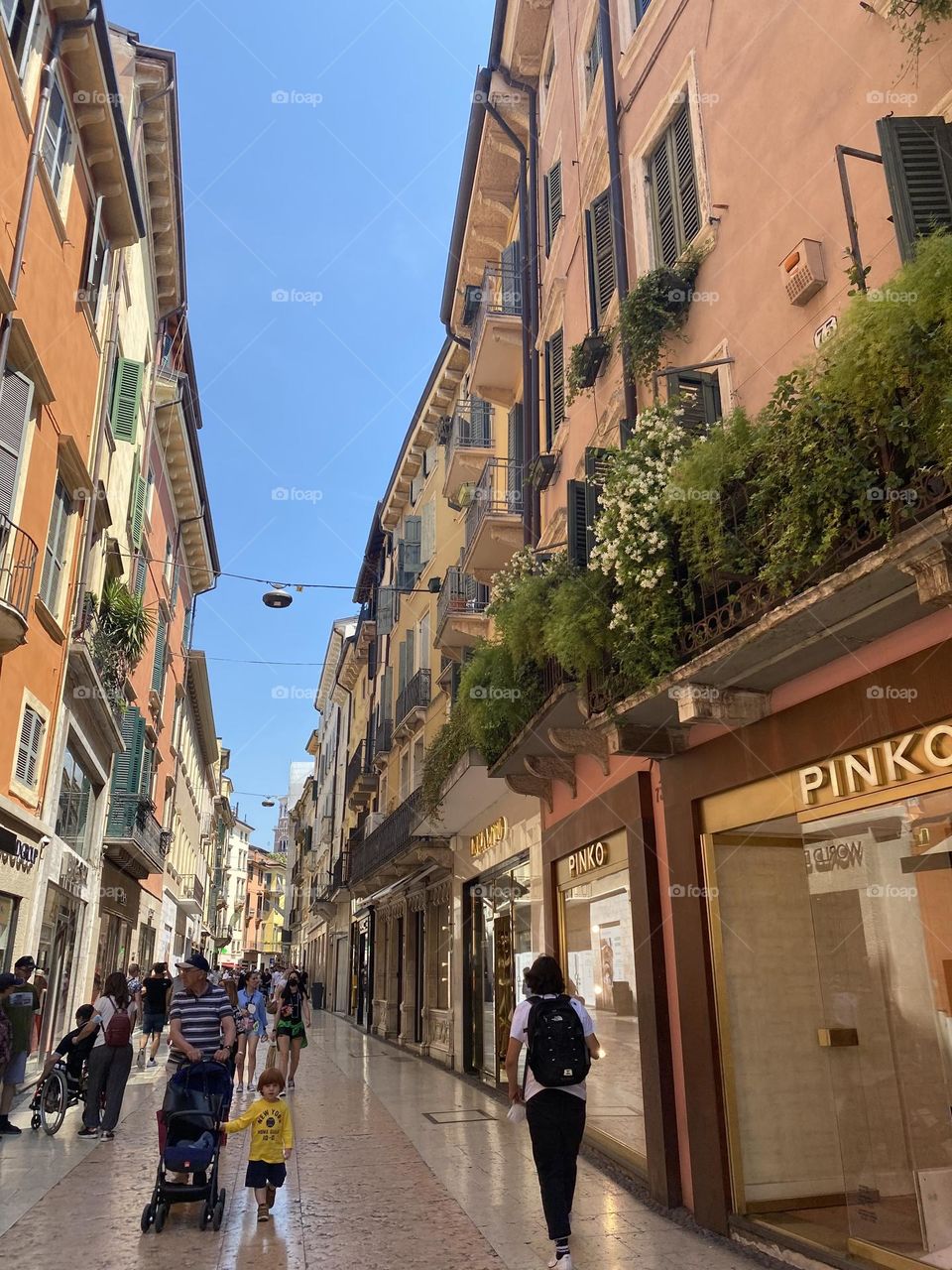 Streets of Verona, Italy