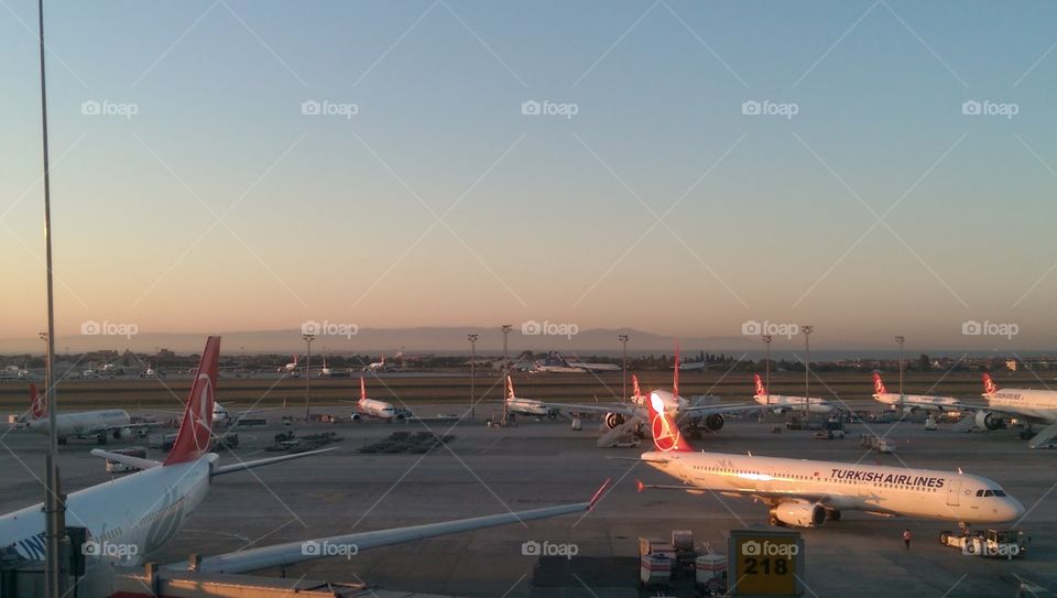 #SUNRISE #ATATÜRK AIROPORT
