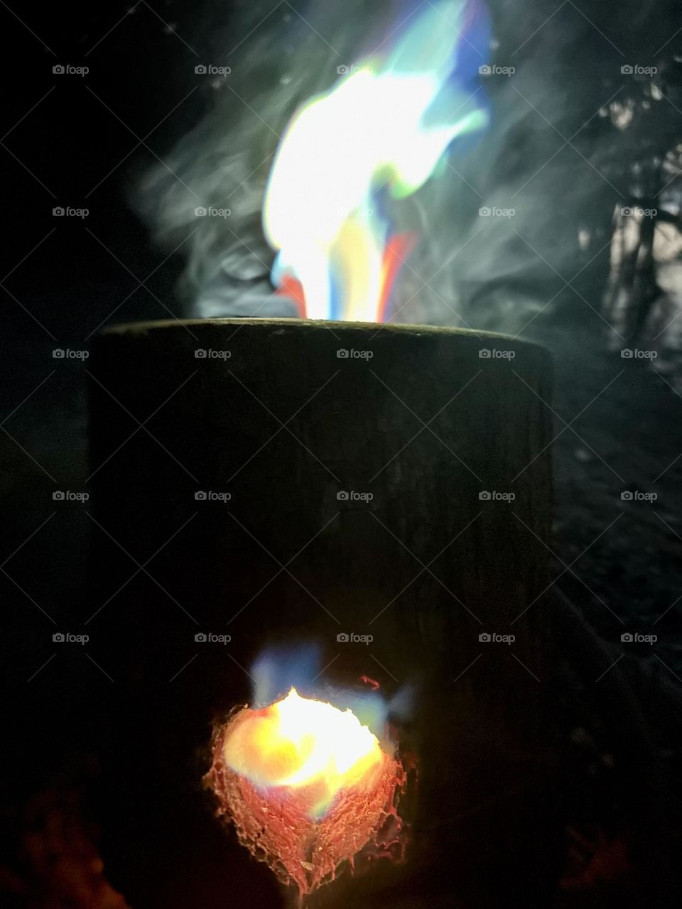 Colorful magical fire 🔥