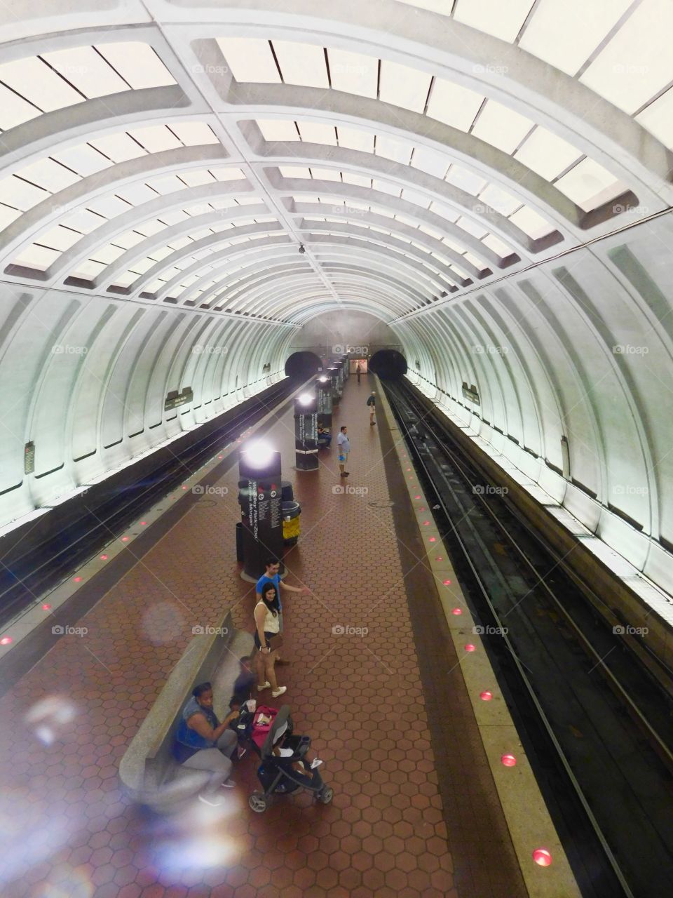 A daily  commute on the subway of DC