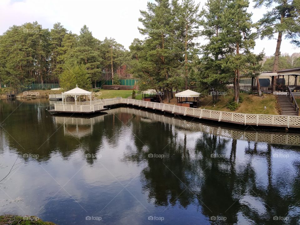 gazebo in the city park